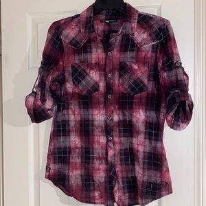Excellent condition Affliction button up